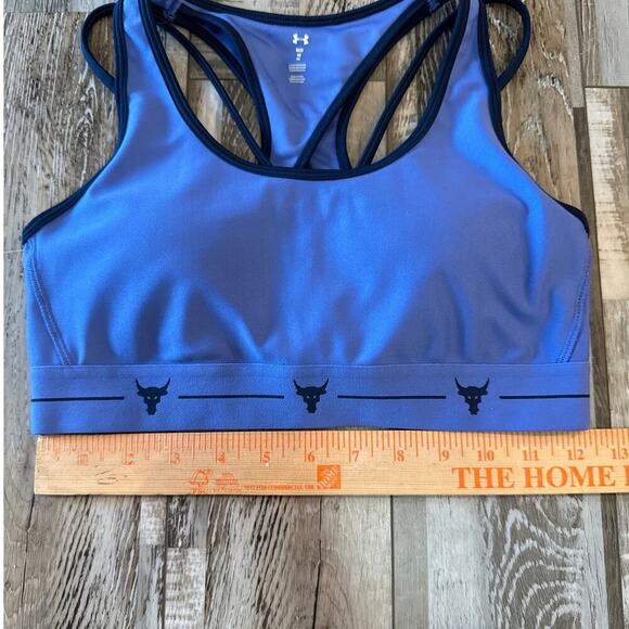 Under Armour Project Rock Bull Respect Sports Bra and Tank Top Set Size Medium - Picture 12 of 13